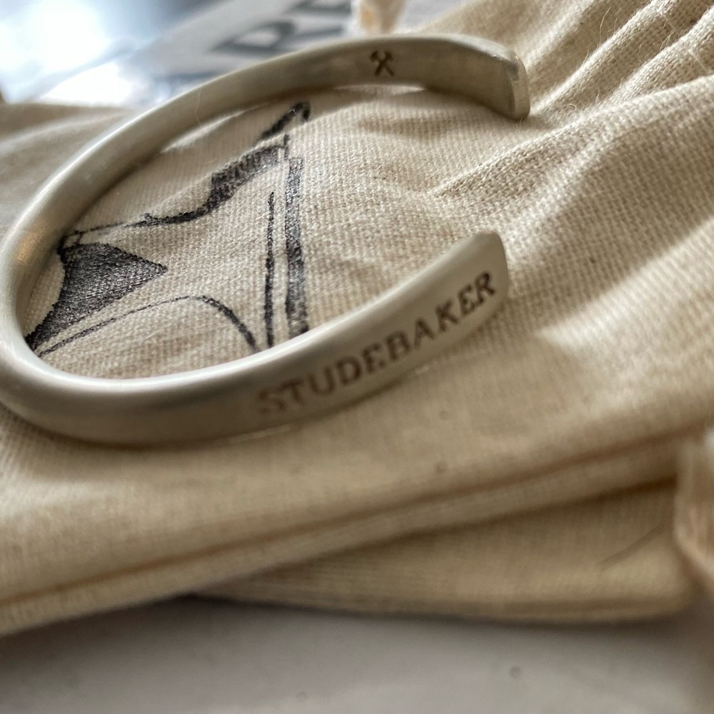 Studebaker Silver Cuff Bracelet